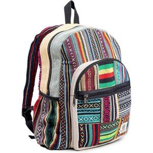 🆕 Freakmandu Collection Multi 8 Functional Pocket Bag Unisex Rustic Backpack
